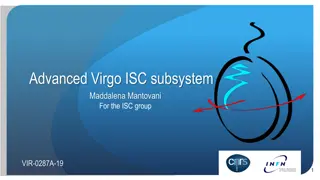 Advanced Virgo ISC Subsystem Control System Details