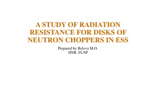 Study of Radiation Resistance for Neutron Chopper Disks in ESS