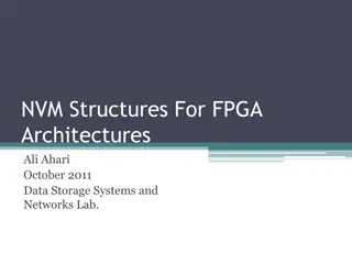 Non-Volatile Memory Structures for FPGA Architectures Review