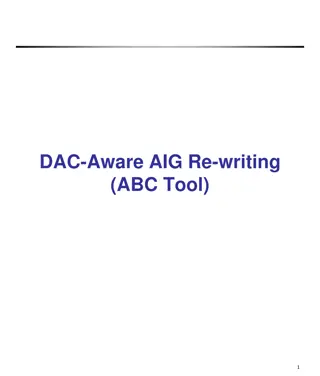 Advanced Techniques for AIG Rewriting and Structure Analysis