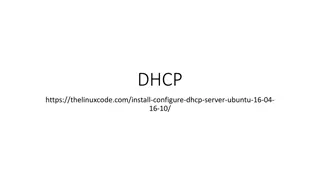 Configuring DHCP Server on Ubuntu: Step-by-Step Guide