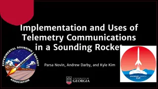 Telemetry Communications & Hardware Integration for Sounding Rocket