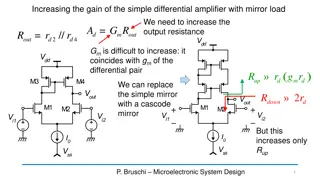 Cascode Differential Amplifiers for Increased Gain