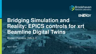 EPICS Controls for XRT Beamline Digital Twins Simulation