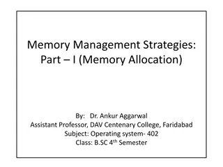 Memory Management Strategies in Operating Systems