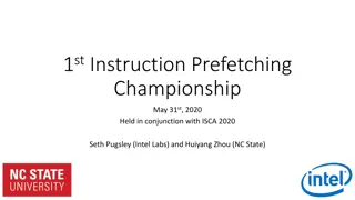 Prefetching Championship Overview