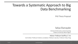Systematic Approach to Big Data Benchmarking