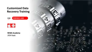 Customized Data Recovery Training - Forensic Labs for REWA Academy 2024