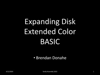 DECB Extensibility Features in CoCo BASIC for Enhanced Functionality