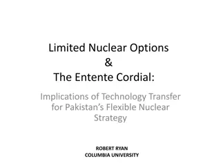 Pakistan's Flexible Nuclear Strategy: Implications of Limited Nuclear Options