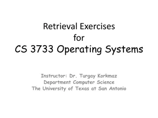 CS 3733 Operating Systems Retrieval Exercises