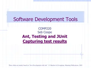 Capturing Test Results in Software Development Tools