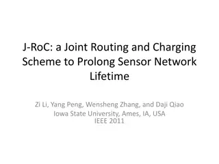 Maximizing Sensor Network Lifetime with J-RoC Routing and Charging Scheme