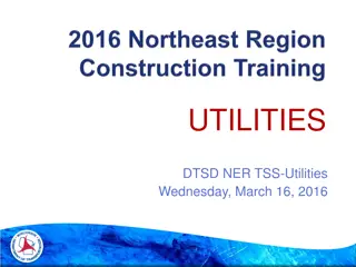 Utilities Coordination Guide - Pre-Construction Meetings and Conflict Resolution