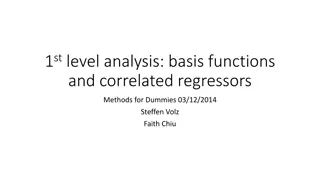 Basis Functions and Correlated Regressors in 1st Level Analysis