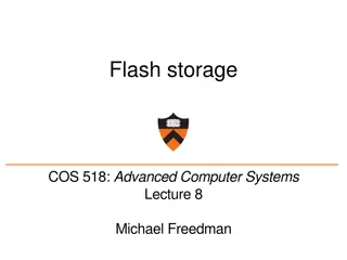 Flash Storage in Advanced Computer Systems Lecture