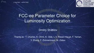 Parameter Optimization for Luminosity Enhancement in High-Energy Colliders