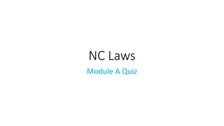 Healthcare Compliance Knowledge Checks for NC and OSHA Regulations