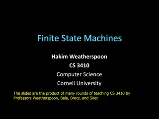Finite State Machines for Logic Circuits
