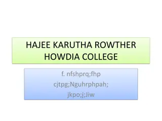 Exploring the Beauty of Hajee Karutha Rowther Howdia College