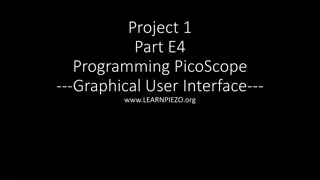 Creating a Graphical User Interface for PicoScope Programming