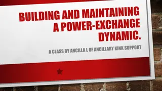 The Dynamics of Power in Relationships