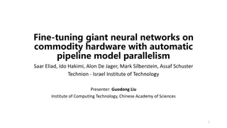 Fine-tuning Giant Neural Networks on Commodity Hardware