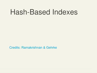 Hash-Based Indexes in Database Management
