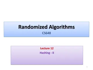 Optimal Space Hashing Techniques for Efficient Searching