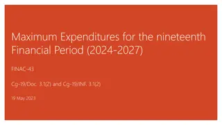 Strategic Plan 2030 and Maximum Expenditure Scenarios 2024-2027