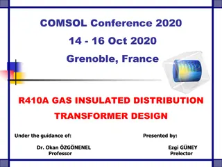 R410A Gas Insulated Transformer Design Study