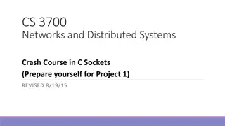 C Sockets for Networking: Crash Course in Socket Programming