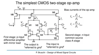 CMOS Two-Stage Op-Amp Design Constraints and Sizing Process