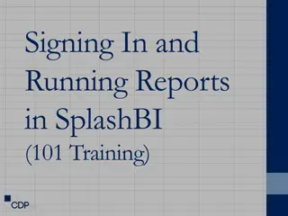 Mastering SplashBI: Running Reports with Ease