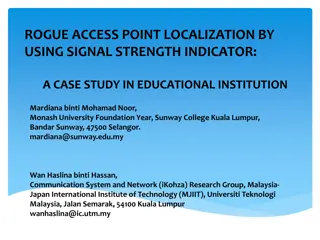 Localization of Rogue Access Points Using Signal Strength Indicator in Educational Settings