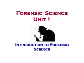 Introduction to the History and Development of Forensic Science