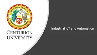 Industrial IoT and Automation: Recent Developments in Networks and Security
