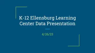 Ellensburg Learning Center Data Presentation and Goals