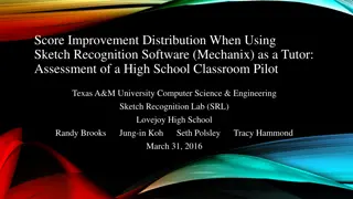 Score Improvement Distribution When Using Sketch Recognition Software as a Tutor: Assessment of a High School Classroom Pilot