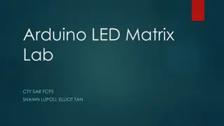 Displaying Graphics on Arduino LED Matrix Lab