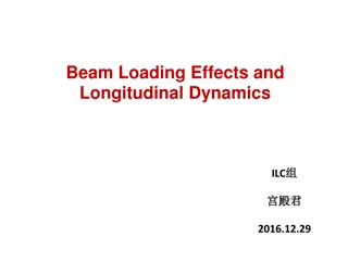 Beam Loading Effects and Longitudinal Dynamics in ILC