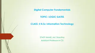 Logic Gates in Digital Computer Fundamentals