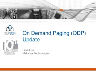 Update on On-Demand Paging (ODP) by Liran Liss - Mellanox Technologies