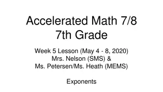 Exponents in 7th Grade Math Lesson
