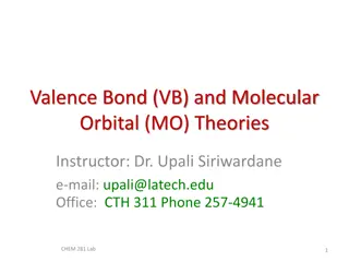 Molecular Structure and Bonding Theories