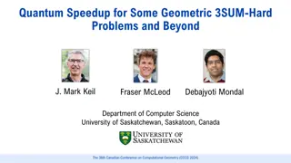 Quantum Speedup for Geometric 3SUM-Hard Problems