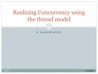 Concurrency with Threads in Programming