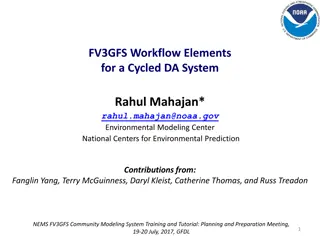 FV3GFS Workflow Elements for Cycled Data Assimilation Systems