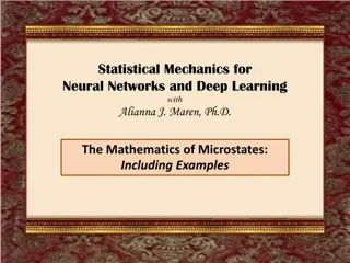 Microstate Mathematics in Statistical Mechanics for Neural Networks