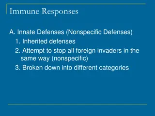 Overview of Innate Immune Responses